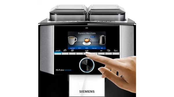 Siemens TI9573X7RW Eq.9 Plus Connect S700 Cafetera automática - acero  espejo