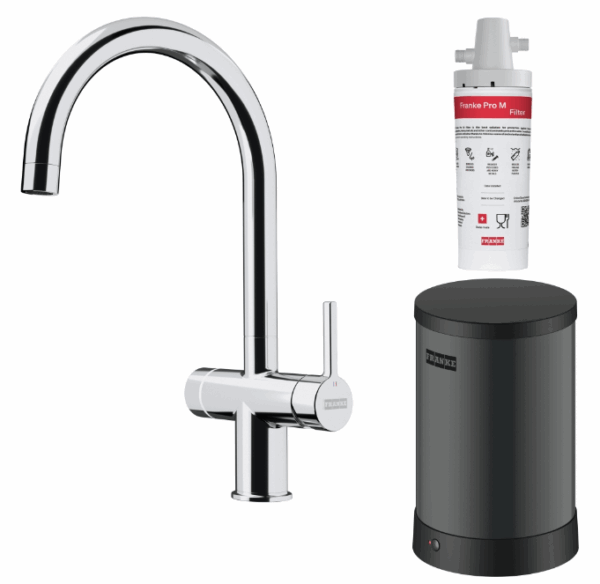 Franke Maris Water Hub 3-in-1 Electronic Chrome 4L Tank
